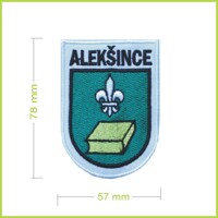 ALEKŠINCE - vyšívaná nášivka