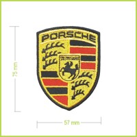 PORSCHE 1 - vyšívaná nášivka