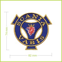 SCANIA VABIS - vyšívaná nášivka