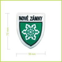 Nové Zámky - vyšívaná nášivka