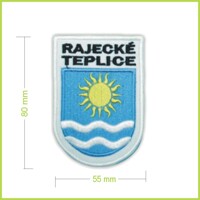 Rajecké Teplice - vyšívaná nášivka