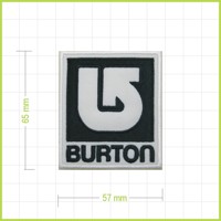 BURTON 2 - vyšívaná nášivka
