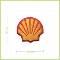 SHELL 2 - vyšívaná nášivka