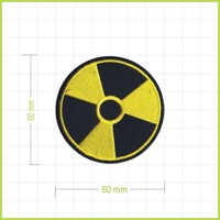 RADIOACTIVITY - vyšívaná nášivka