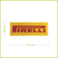 PIRELLI - vyšívaná nášivka