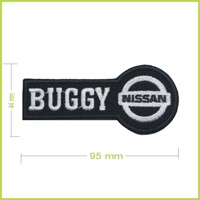 NISSAN BUGGY - vyšívaná nášivka