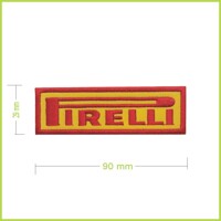 PIRELLI 1 - vyšívaná nášivka