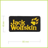 JACK WOLFSKIN - vyšívaná nášivka