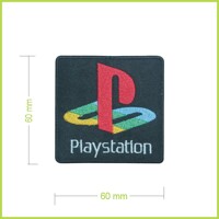 PLAYSTATION - vyšívaná nášivka