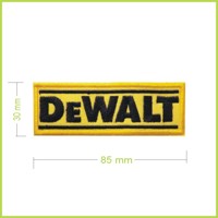 DeWALT - vyšívaná nášivka