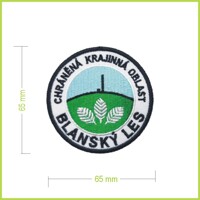 BLANSKÝ LES - vyšívaná nášivka