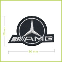 MERCEDES AMG 1 - vyšívaná nášivka