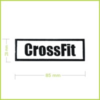 CROSSFIT - vyšívaná nášivka