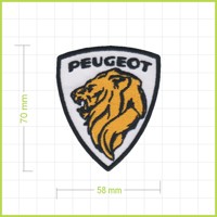 PEUGEOT 2 - vyšívaná nášivka