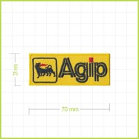 AGIP - vyšívaná nášivka