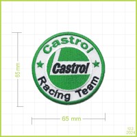 CASTROL RACING TEAM - vyšívaná nášivka