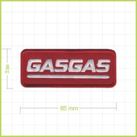 GAS GAS - vyšívaná nášivka