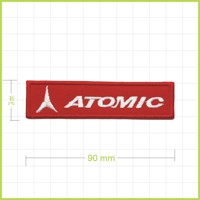 ATOMIC 1 - vyšívaná nášivka