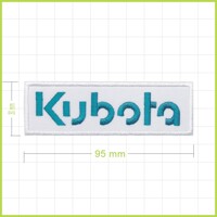 KUBOTA - vyšívaná nášivka