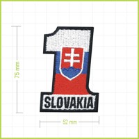 SLOVENSKÝ ZNAK 48 - vyšívaná nášivka