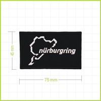 Nurburgring - vyšívaná nášivka