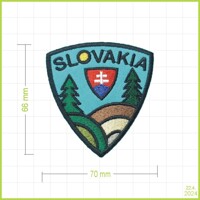 SLOVENSKÝ ZNAK 51 - vyšívaná nášivka