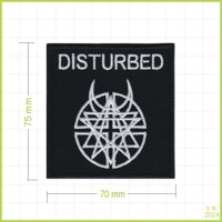 DISTURBED - vyšívaná nášivka