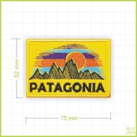 PATAGÓNIA 3 - vyšívaná nášivka