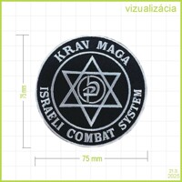 Krav MAGA - vyšívaná nášivka