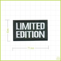 LIMITED EDION - vyšívaná nášivka