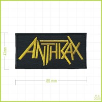 ANTHRAX - vyšívaná nášivka