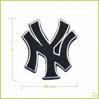 NY Yankees - vyšívaná nášivka