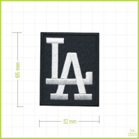 LA DODGERS - vyšívaná nášivka