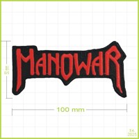 MANOWAR - vyšívaná nášivka