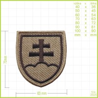 SLOVENSKÝ ZNAK 58 - vyšívaná nášivka