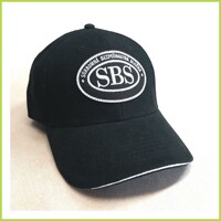 SBS - čierna vyšívaná šiltovka