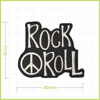 Rock &#039;N&#039; Roll 1 - vyšívaná nášivka