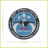 F-35 Lightning - vyšívaná nášivka