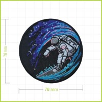 Astronaut - vyšívaná nášivka