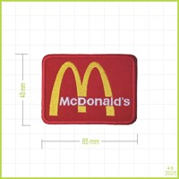 McDONALDS - vyšívaná nášivka