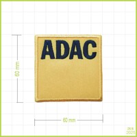 ADAC - vyšívaná nášivka