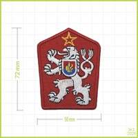 Československý znak - vyšívaná nášivka