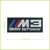 BMW M3 MPOWER - vyšívaná nášivka