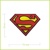 SUPERMAN - vyšívaná nášivka