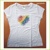 Srdce - vyšívané dámske tričko