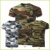STRÁŽ PRÍRODY - vyšívané camouflage tričko
