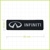 INFINITI - vyšívaná nášivka