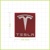 Tesla 1- vyšívaná nášivka
