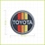 TOYOTA 1 - vyšívaná nášivka