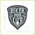 BIKER FO LIFE - vyšívaná nášivka
